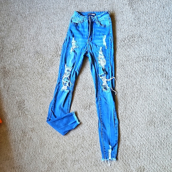 Fashion Nova Distressed Jeans (1) - Picture 2 of 7